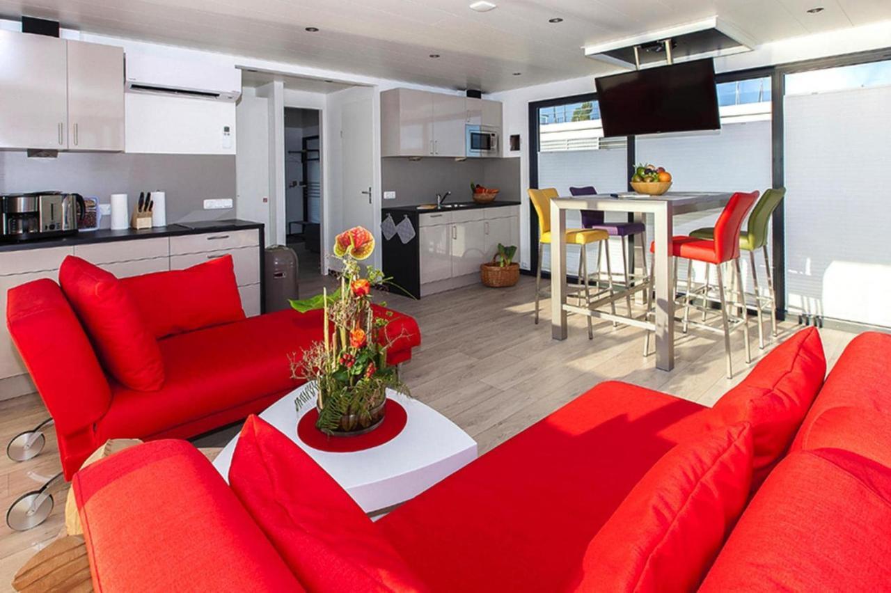 Hausboot Floating Houses Blue Active In ريبنيتس-دامغارتن المظهر الخارجي الصورة