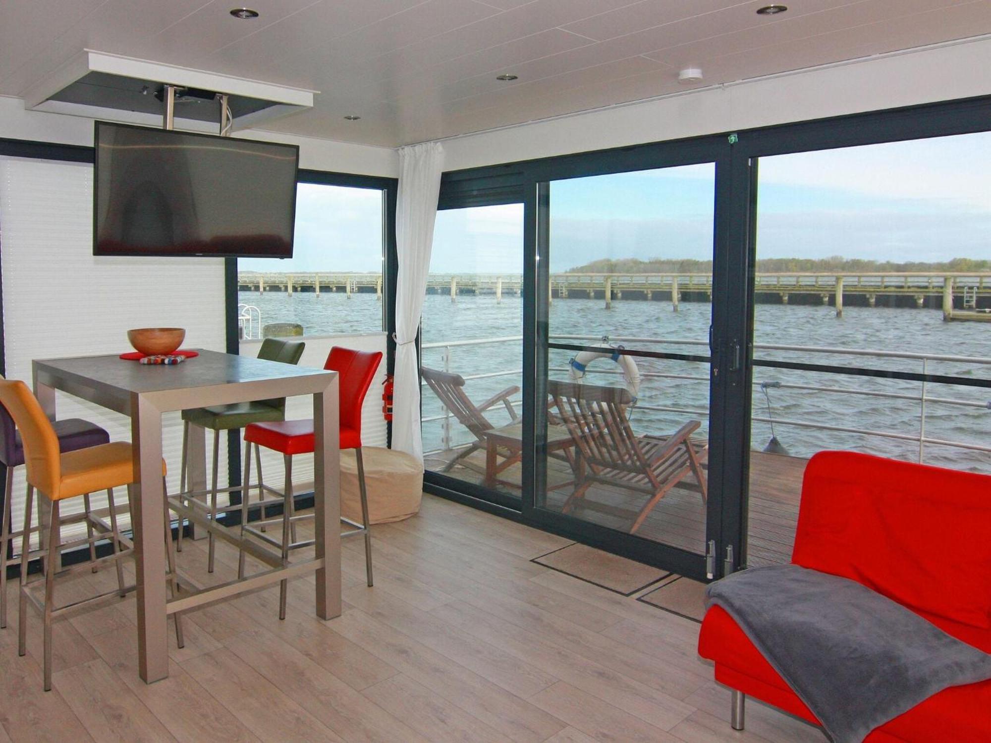 Hausboot Floating Houses Blue Active In ريبنيتس-دامغارتن المظهر الخارجي الصورة